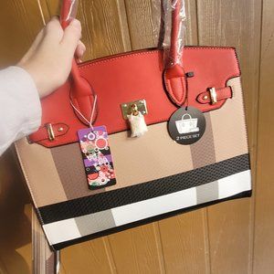 NWT Vegan two-piece purse